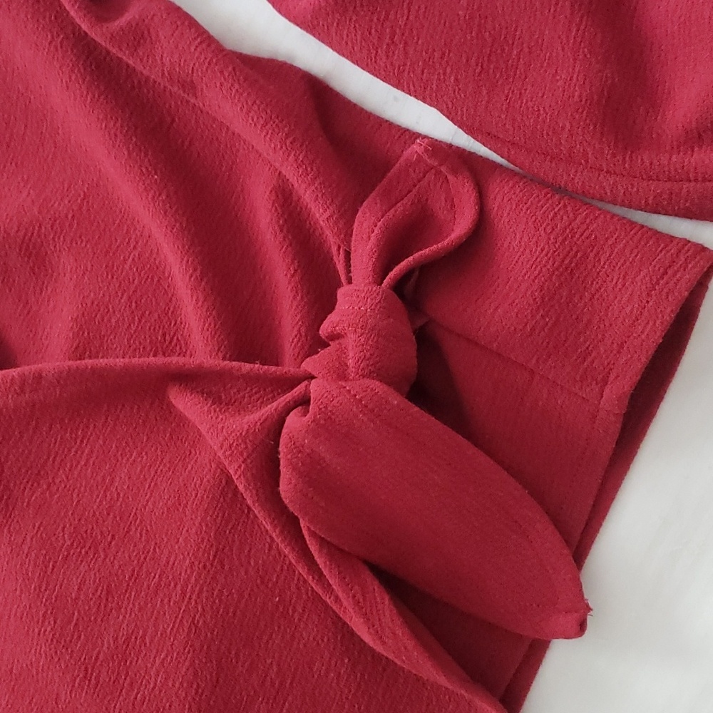 Madewell Texture And Thread Crepe Wrap Top - image 2